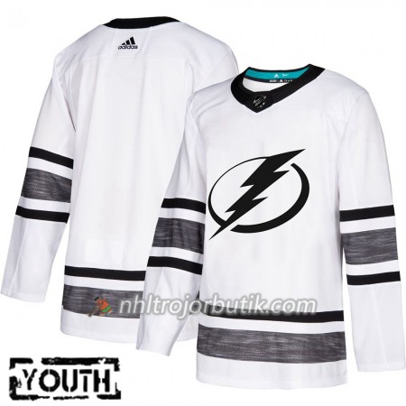 Barn Ishockey Tampa Bay Lightning tröja Blank Vit 2019 All-Star Adidas Authentic